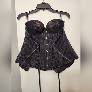 Adore ME Elegant Black Lace Corset size L New